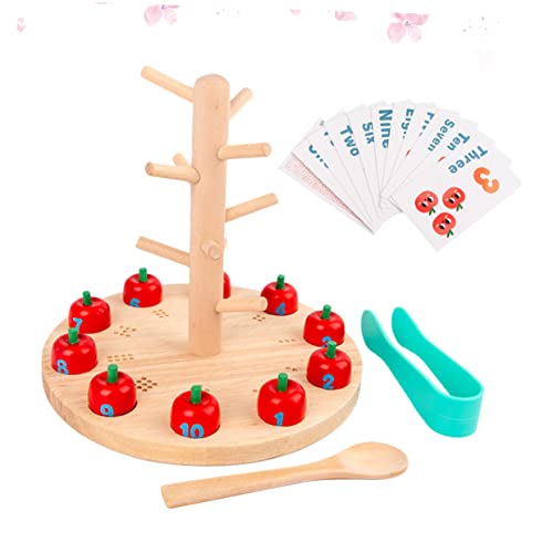 BESTonZON Spielzeugset Für Die Früherziehung Für Kinder 1 Set Baum Digitales Spielzeug Pädagogisches Spielzeug Aus Holz Für Jungen Und Mädchen von BESTonZON