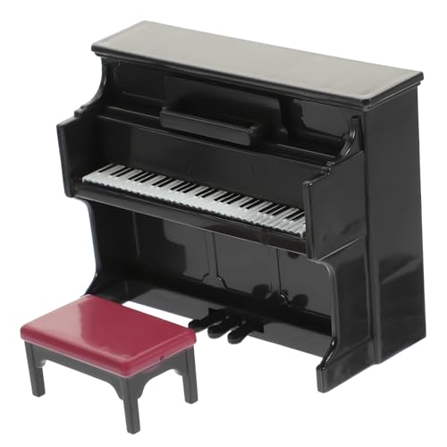 BESTonZON 1 Set Puppenhaus Klavier Mini Kunststoff Klavier Puppenhaus Kunststoff Klavier Spielzeug Mini Klavier Spielzeug Mini Klavier Modell Puppenhaus Miniatur Klavier Miniatur Klavier von BESTonZON