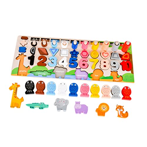 BESTonZON 1 Set Puzzle Puzzle Kinderspielzeug Bausteine Puzzle Kinderspielzeug Passendes Formspielzeug Pädagogisches Puzzle Spielzeug Kinderblöcke Bauspielzeug Kinderspielzeug Aus von BESTonZON