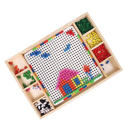 BESTonZON 1 Set Puzzle Spielzeug Kinder Puzzles Spielzeug Aus Holz Bambus Kinder Bausteine Weiß von BESTonZON