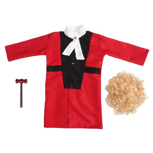 BESTonZON 1 Set Richterkostüm Outfit Babykostüme Für Kinder Dress It Kostüm Für Kinder Das Outfit Kinderkleidung Halloween Kostüme Halloween Kleidung Für Kinder Kostüme Für von BESTonZON