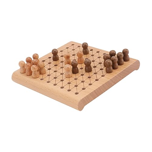 BESTonZON 1 Set Schachspielzeug Kinderspielzeug Kinderspielzeug Checker Unterhaltungsspielzeug Kinderspielzeug Schachbrettspiel Checker Spielspielzeug Kinderbrettspiel Aus Holz von BESTonZON