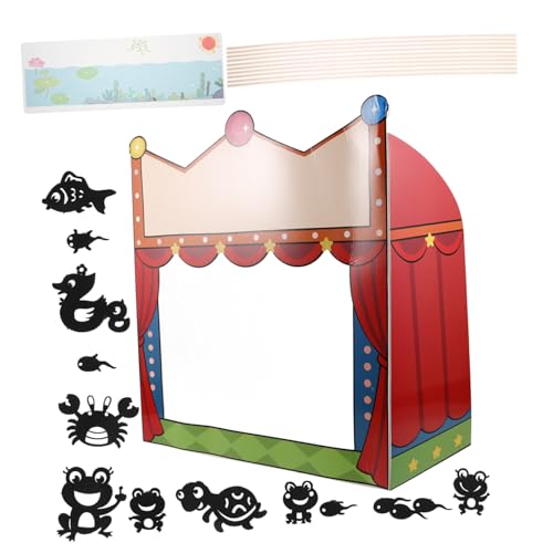 BESTonZON 1 Set Schattenpuppen Lehr Und Lernspielzeug Spielzeug Zum Geschichtenerzählen Puppentheater Schattentheater Schattenpuppen Für Puppentheater Schattenpuppen Bastelpapier von BESTonZON