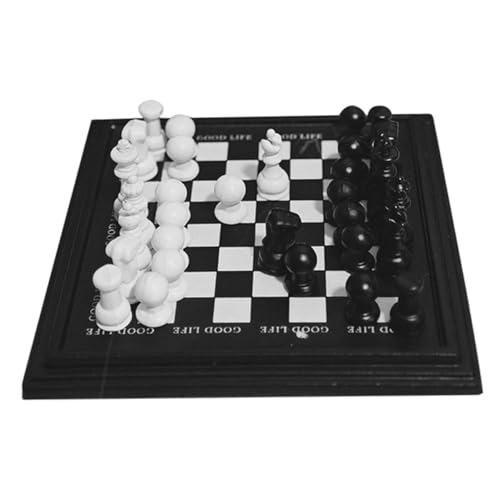 BESTonZON 1 Set Set Miniatur-schachbrettmodell Dame-brettspiel Für Mini-Schachbrett Magnet Schachbrett Legierung von BESTonZON