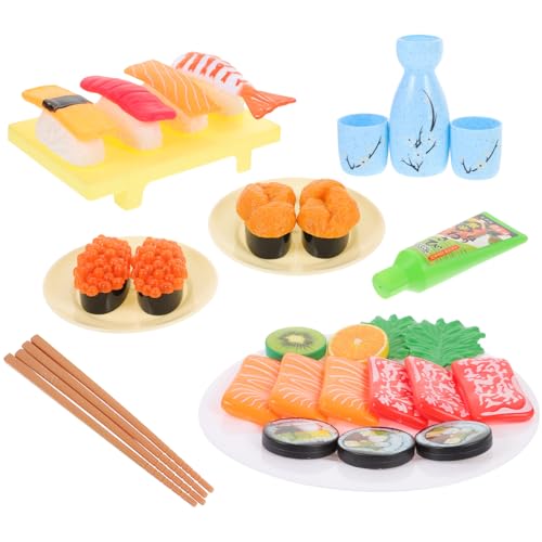 BESTonZON 1 Set Simulation Sushi Sushi Ornament Ornamente Für Gefälschte Lebensmittel Ornament Mini Zubehör Gefälschte Sushi Mini Dekorationen Mini Ornament Lebensmittel von BESTonZON