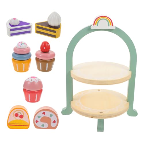 BESTonZON 1 Set Simulation Teeservice Spielzeug Kuchen Kinderspielzeug Dekorieren Kinderspielzeug Fake Cupcake Simulation Cupcake Spieldekoration Simulation Kuchen Rollenspiel von BESTonZON