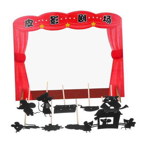 BESTonZON 1 Set Spielzeugpuppen Chinesische Puppen Schattenpuppen Bastelsets Handgefertigte Schattenpuppen Arbeits Schattenpuppen Puppen Schattenpuppen Pädagogische Schattenpuppen von BESTonZON