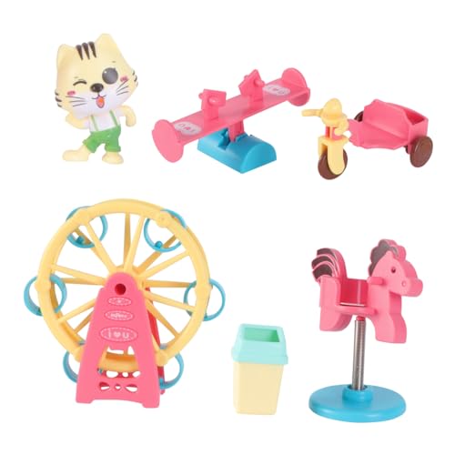 BESTonZON 1 Set Vergnügungspark Set So Tun Ob Kinder Spielen Würden Spielzeug Für Kinder Pädagogisches Spielzeug Puppenhaus Puppendekoration Kinderspielset Für Draußen Kinder von BESTonZON