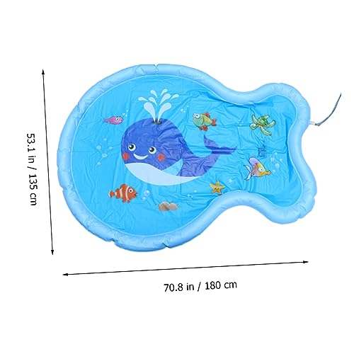 BESTonZON 1 Stück Aufblasbares Wasserspray Pad Strandspielzeug Kinder Sommerspielzeug Aufblasbares Spielzeug Für Kinder Outdoor Spielzeug Kinderspielzeug Kinderspielzeug Kinder von BESTonZON