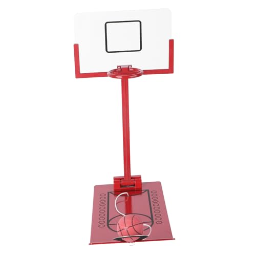 BESTonZON 1 Stück Faltbare Basketballmaschine Basketball Schießspiel Spielzeug Desktop Basketball Spielzeug Basketballkorb Spielset Reise Sportspiel Spielzeug Tisch Basketballspiel von BESTonZON