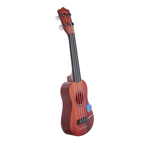 BESTonZON Ukulele Für Anfänger Und Kinder Gitarre Musikinstrument Spielzeug 40 cm Mini-größe Barock Schimmer Kaffee Verbesserung Der Musikalischen Fähigkeiten von BESTonZON