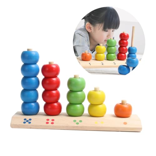 BESTonZON 1 Stück Mathematik Mathematik Spielzeug Mathematik Perlen Spielzeug Spielzeug Pädagogisches Spielzeug Aus Holz von BESTonZON