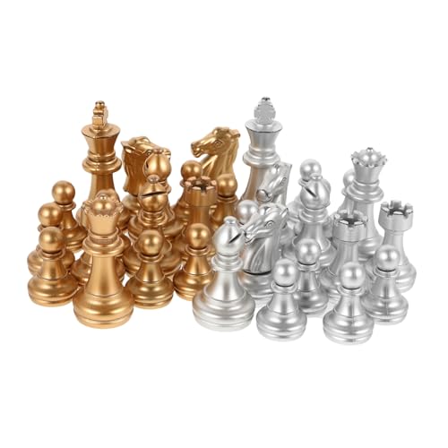 BESTonZON 1 Stück Mini-Schachbrett Bounce Schach Schachtisch riesiges Schach Kettendreieck-Schachspiel Ersatzschachfiguren Schachbrett Ersatz Schachset Schach aus Plastik Schachbrett zubehör von BESTonZON