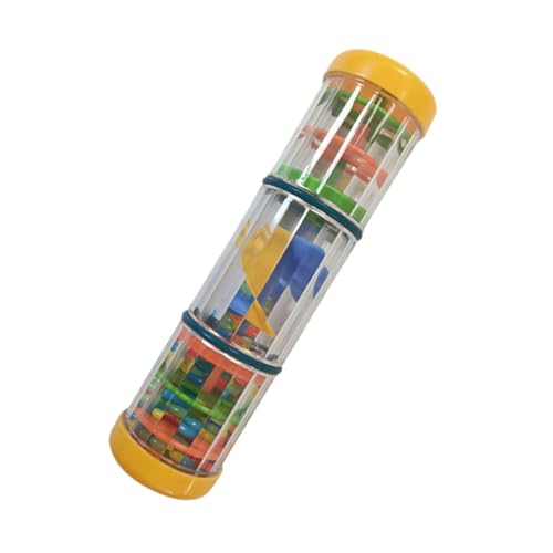 BESTonZON 1 Stück Regen Sound Zylinder Lehrmittel Für Kleinkinder Regenmacher Musikspielzeug Für Kleinkinder Mini Shaker Spielzeug Regenstab Musikinstrumente Kinder Lernspielzeug von BESTonZON