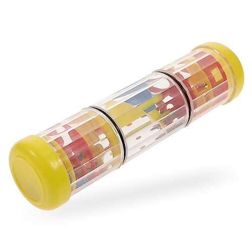 BESTonZON 1 Stück Regen Sound Zylinder Lehrmittel Regenmacher Mini Shaker Spielzeug Rainbomaker Lernspielzeug Mini Regenmacher Musikrohr Sensorischer Regenstab Bauchmuskeln von BESTonZON