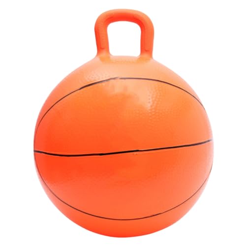 BESTonZON 1 Stück Springendes Croissant Hüpfball Jumper Ballon Luftpumpe Cartoon Muster Hüpfball Aufblasbare Bälle Griffball Springball Hüpfball Aufblasbarer Hüpfball PVC von BESTonZON