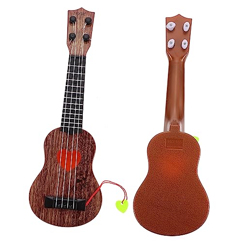 BESTonZON 1 Stück Ukulele Musikspielzeug Für Kinder Anfänger Übungsmusikinstrument Kinderspielzeug Kindergitarre Musikspielzeug Musikspielzeug Für Kinder Kidcraft Spielset von BESTonZON