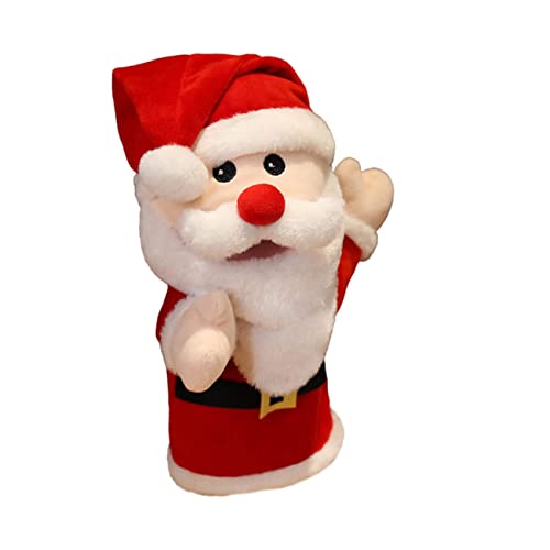 BESTonZON 1 Stück Weihnachtsmann Handpuppe üschtier Für Eltern Kind Spielzeit Interaktives Für Kreatives Puppenspiel Ideal Für Ab 3 Jahren Perfekt Für Weihnachten Und Feste von BESTonZON