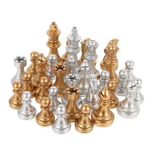 BESTonZON 1 Stück hochzeitsspiel brettspiel Schachfiguren für Party Schachzubehör Spielen Ersatzschachfiguren Schach Ersatz Schachbrett Schach Schachbrett zubehör Schach aus Plastik von BESTonZON