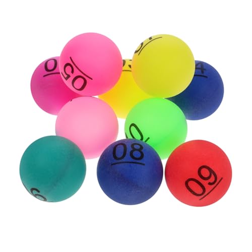 BESTonZON 10stücke Bedruckte Pong-bälle Nummeriert Wiederverwendbare Party Bälle Auswahlbälle Für Unterhaltung Und Spiele BESTonZON 10stücke Bedruckte Pong-bälle Nummeriert Wiederverwendbare Party Bälle Auswahlbälle Für Unterhaltung Und Spiele von BESTonZON