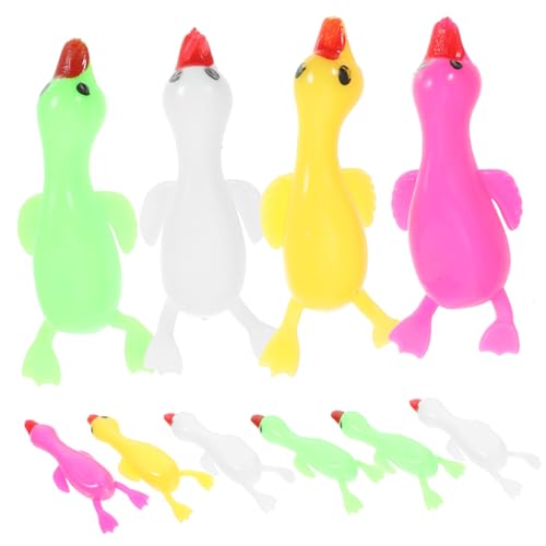 BESTonZON 10 Stücke Weiche Squeeze Fliegende Gans Spielzeug Jungen Und Mädchen Party Finger Katapult Tier Design Wiederverwendbare Spielzeug von BESTonZON