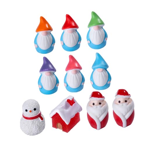 BESTonZON 10 Stück Mikro Landschaftsdekoration Kerzenherstellungsset Dekorationen Krippenornamente Weihnachtsdekoration Herbstdekoration Für Küche Mini Ornament Sets Modellbau von BESTonZON