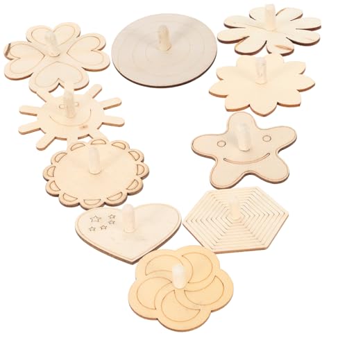 BESTonZON 10 Stück Teiliges Holzspielzeug Bemalen Verschiedene Formen DIY Bastelspielzeug für Kreative Holzspielzeug ohne Lack Fördert Handkoordination und Fantasie BESTonZON 10 Stück Teiliges Holzspielzeug Bemalen Verschiedene Formen DIY Bastelspielzeug für Kreative Holzspielzeug ohne Lack Fördert Handkoordination und Fantasie von BESTonZON