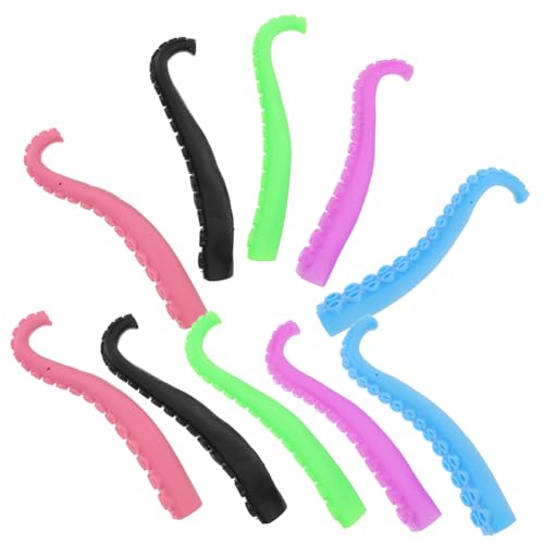 BESTonZON 10 Stück Teiliges Kunststoff Fingerpuppen in Tentakel Form Langlebiges Sicheres für Kreative Fingerdruck Dekompression Bunte Party Mitgebsel für Jungen und Mädchen Zufällige Farbe BESTonZON 10 Stück Teiliges Kunststoff Fingerpuppen in Tentakel Form Langlebiges Sicheres für Kreative Fingerdruck Dekompression Bunte Party Mitgebsel für Jungen und Mädchen Zufällige Farbe von BESTonZON