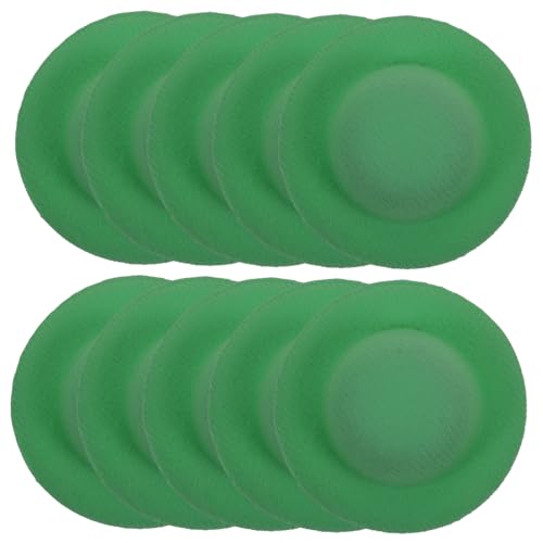 BESTonZON 10 Stück Teiliges Miniatur Doll Hut Grüne Mini Hüte aus Puppenhaus Deko Vielseitige DIY Accessoires und Foto Requisiten für Kreatives Basteln und Spielspaß BESTonZON 10 Stück Teiliges Miniatur Doll Hut Grüne Mini Hüte aus Puppenhaus Deko Vielseitige DIY Accessoires und Foto Requisiten für Kreatives Basteln und Spielspaß von BESTonZON