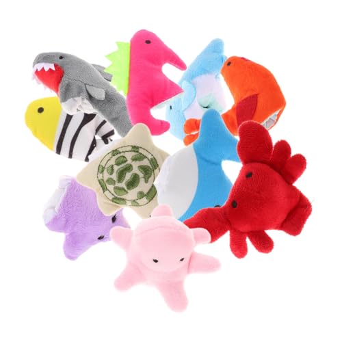 BESTonZON 10 Stück Teiliges Plüsch mit Niedlichen Cartoon meeresbewohnern Interaktive Handspielzeuge für Kleinkinder Fördert Kreativität und Kommunikation Beim Geschichtenerzählen BESTonZON 10 Stück Teiliges Plüsch mit Niedlichen Cartoon meeresbewohnern Interaktive Handspielzeuge für Kleinkinder Fördert Kreativität und Kommunikation Beim Geschichtenerzählen von BESTonZON