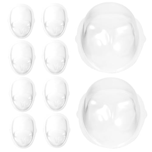 BESTonZON 10 Stück Teiliges Transparente PVC Puppengesichtsmasken DIY Gesichtsschutz für Puppen Klare Abdeckungen zum Basteln und Schutz als Puppen Organizer Zubehör BESTonZON 10 Stück Teiliges Transparente PVC Puppengesichtsmasken DIY Gesichtsschutz für Puppen Klare Abdeckungen zum Basteln und Schutz als Puppen Organizer Zubehör von BESTonZON
