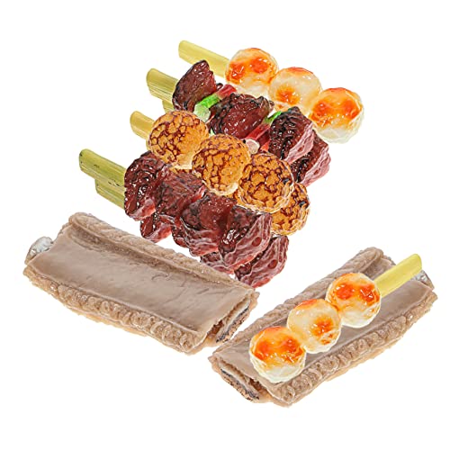 BESTonZON 10 Stück Teiliges für Grillspieße Künstliche BBQ Lebensmittel für Rollenspiele Geeignet für Dekorative Modelle für Küche und Fotografie BESTonZON 10 Stück Teiliges für Grillspieße Künstliche BBQ Lebensmittel für Rollenspiele Geeignet für Dekorative Modelle für Küche und Fotografie von BESTonZON
