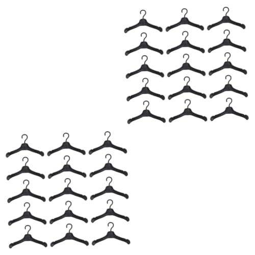 BESTonZON 100 STK Puppenaufhänger Baby-Kleiderbügel Kleiderständer für Puppen Möbel Kostüm Puppengestell aus Kunststoff Ständer für Puppenkleider Puppenhaus Lieferungen Kleine Puppe Zubehör von BESTonZON