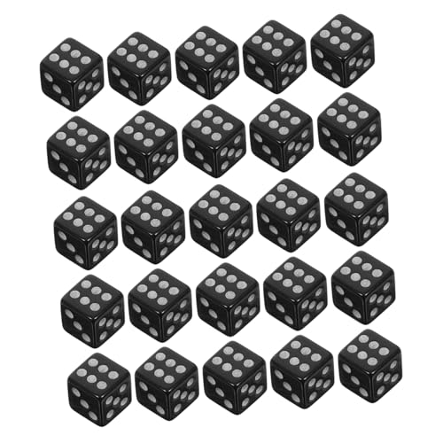 BESTonZON 100 Stück Mini Würfel Schwarz Kleine Robuste Würfel mit Klaren Punkten für Brettspiele Partys Reisen und Mathe-lernaktivitäten Kompakt und Portabel BESTonZON 100 Stück Mini Würfel Schwarz Kleine Robuste Würfel mit Klaren Punkten für Brettspiele Partys Reisen und Mathe-lernaktivitäten Kompakt und Portabel von BESTonZON
