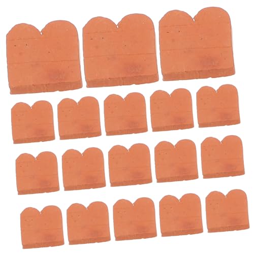 BESTonZON 100 Stück Miniatur Ziegelsteine Realistische Kleine Modellziegel für DIY Mikro Landschaftsbau Sandtisch Architektur Zubehör für Puppenhaus Garten Dekoration und Bastelprojekte BESTonZON 100 Stück Miniatur Ziegelsteine Realistische Kleine Modellziegel für DIY Mikro Landschaftsbau Sandtisch Architektur Zubehör für Puppenhaus Garten Dekoration und Bastelprojekte von BESTonZON