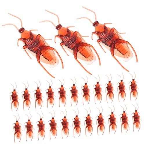 BESTonZON 100 Stück Realistische Kakerlaken Attrappen Kunststoff Streich Requisiten für Halloween Party Dekoration und Scherzspielzeug Langlebig und Vielseitig Einsetzbar BESTonZON 100 Stück Realistische Kakerlaken Attrappen Kunststoff Streich Requisiten für Halloween Party Dekoration und Scherzspielzeug Langlebig und Vielseitig Einsetzbar von BESTonZON