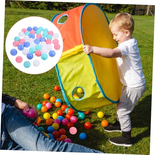 BESTonZON 100 Stück Teiliges Bunter Runder Pits Bälle aus Ungiftigem Farbenfrohe Spielbälle für Badewanne und Geburtstagsparty Fördert Greifkraft und Hand Auge Koordination BESTonZON 100 Stück Teiliges Bunter Runder Pits Bälle aus Ungiftigem Farbenfrohe Spielbälle für Badewanne und Geburtstagsparty Fördert Greifkraft und Hand Auge Koordination von BESTonZON