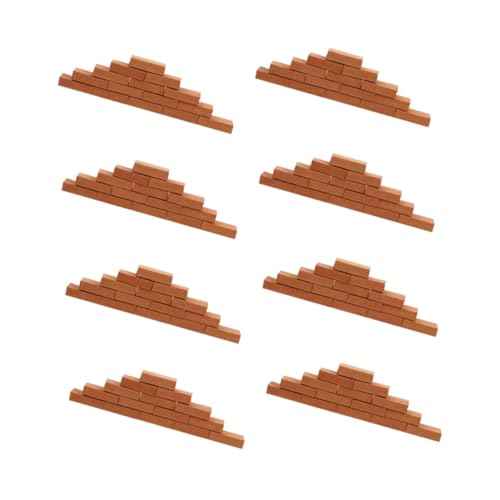 BESTonZON 100 Stück Teiliges Miniatur Ziegelstein aus DIY Mini Bausteine für Modellbau Sandtisch Landschaftsdekor Kindgerechtes Bastelmaterial für Haus Simulation und Kreative BESTonZON 100 Stück Teiliges Miniatur Ziegelstein aus DIY Mini Bausteine für Modellbau Sandtisch Landschaftsdekor Kindgerechtes Bastelmaterial für Haus Simulation und Kreative von BESTonZON