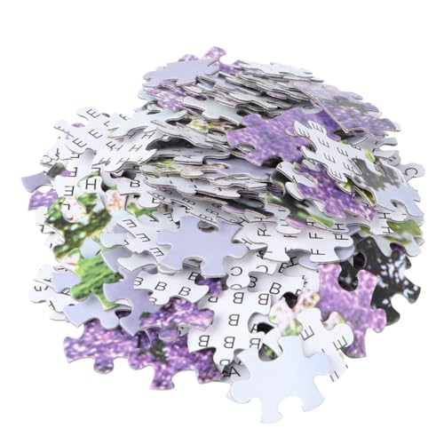 BESTonZON 1000 Teiliges Set Intelligenzpuzzle Für Kinder Großes Puzzle Berühmtes Gemälde Puzzle Papierpuzzle Lavendel von BESTonZON