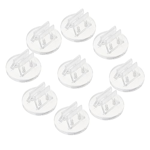 BESTonZON 100St Kartenständer kartenclip Karten Clip Karten aufbewahrung Card Box Visitenkartenhalter Tischschildständer Visitenkarten-Display Kartenhalter für den Schreibtisch Plastik von BESTonZON