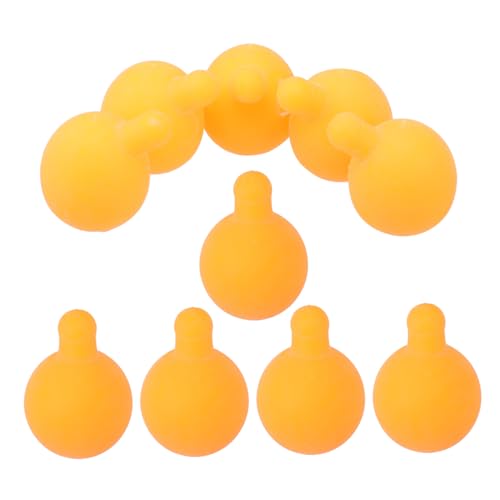 BESTonZON 10st Zubehör Für Puppenkernbälle Stressball Lustig Squishy-Maker-nachfüllung Matschige Formen Squishy-Ball-Maker Quetschball Orange Weiches Gummi von BESTonZON