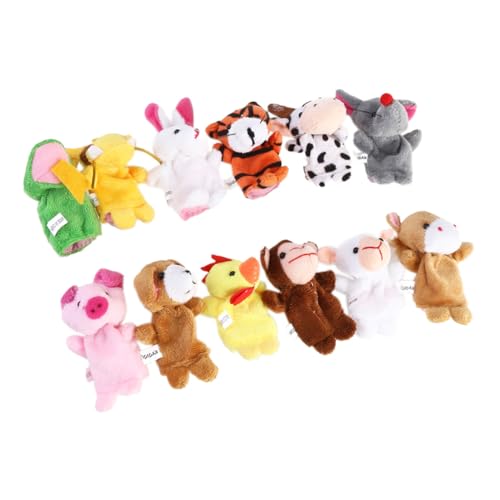 BESTonZON 12 Stück Teiliges Chinesische Tier Fingerpuppen aus Hochwertigem Tragbar Sicher und Wiederverwendbar als Haushaltsspielzeug und Fördert Spielerisch Kommunikation und Denkvermögen BESTonZON 12 Stück Teiliges Chinesische Tier Fingerpuppen aus Hochwertigem Tragbar Sicher und Wiederverwendbar als Haushaltsspielzeug und Fördert Spielerisch Kommunikation und Denkvermögen von BESTonZON