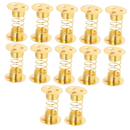 BESTonZON 12 Stück Teiliges Doll Swing Spring Base aus Metall Langlebige DIY Federsockel für Auto Dashboard Schüttelnde Puppenbasis Einfache Montage Kompatibel mit Meisten Spielzeugen BESTonZON 12 Stück Teiliges Doll Swing Spring Base aus Metall Langlebige DIY Federsockel für Auto Dashboard Schüttelnde Puppenbasis Einfache Montage Kompatibel mit Meisten Spielzeugen von BESTonZON