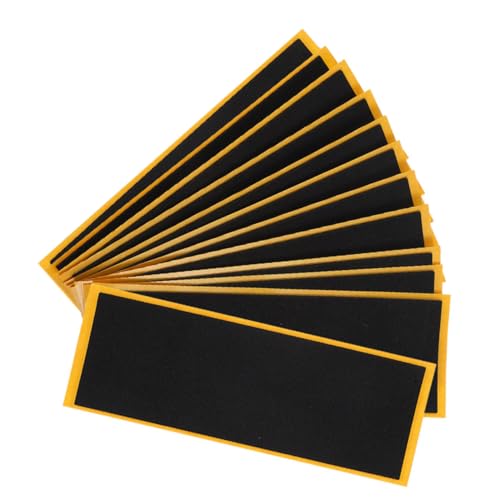 BESTonZON 12 Stück Teiliges Finger Skateboard Schaumstoff Grip Tape rutschfeste Mini Skateboard Aufkleber Langlebiges Rutsch Zubehör für Fingerboard Training und Wettbewerb BESTonZON 12 Stück Teiliges Finger Skateboard Schaumstoff Grip Tape rutschfeste Mini Skateboard Aufkleber Langlebiges Rutsch Zubehör für Fingerboard Training und Wettbewerb von BESTonZON