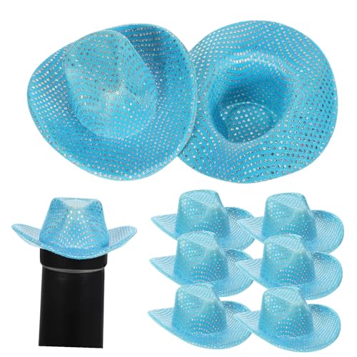 BESTonZON 12 Stück Teiliges Mini Cowboy Hüte Glitzernde Kleine Western Caps für Puppen Partydekorationen DIY Basteln Flaschenaufsätze Leicht und Tragbar für Kreative Western-deko BESTonZON 12 Stück Teiliges Mini Cowboy Hüte Glitzernde Kleine Western Caps für Puppen Partydekorationen DIY Basteln Flaschenaufsätze Leicht und Tragbar für Kreative Western-deko von BESTonZON