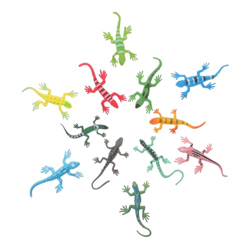 BESTonZON 12 Stück Simulation Eidechsenmodell Lernspielzeug Realistische Reptilieneidechsen Für Kinder BESTonZON 12 Stück Simulation Eidechsenmodell Lernspielzeug Realistische Reptilieneidechsen Für Kinder von BESTonZON