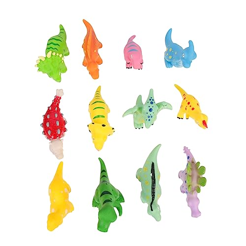 BESTonZON 12 Teiliges Dinosaurier Wasserbadewannen Set Für Babys Für Babys Babybadewanne Badespielzeug Verschleißfestes Badewannenspielzeug Babyzubehör Badewanne Dinosaurier von BESTonZON