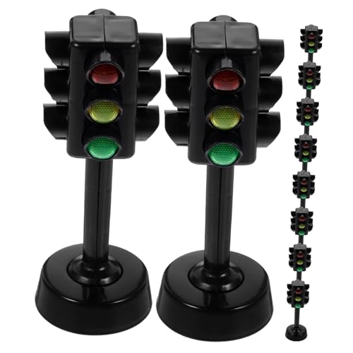 BESTonZON 12St Ampelmodell Verkehrszeichen Spielzeug Ampel Spielzeug Ampel-Modell ampelschirm zabawki stymulujące rozwój Spielzeug für die Kindererziehung Spielzeug zum Rollenspiel Abs von BESTonZON