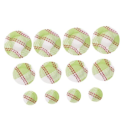 BESTonZON 12St bunt gestreifter Hut Mini- Strohhüte Miniatur gestreifter Hut doll Accessories Kinder spielgeschirr Puppenhaus Minihüte zum Ankleiden von Puppen Mini-Hut Papier von BESTonZON