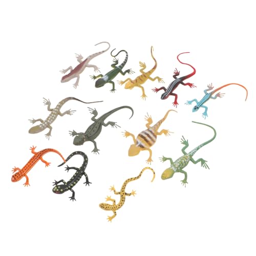 BESTonZON 12Stücke Realistische Eidechsen Farbige Simulationsgeckos für Halloween Party Requisiten Scherzartikel aus Sicherem für Dekoration und Streiche BESTonZON 12Stücke Realistische Eidechsen Farbige Simulationsgeckos für Halloween Party Requisiten Scherzartikel aus Sicherem für Dekoration und Streiche von BESTonZON